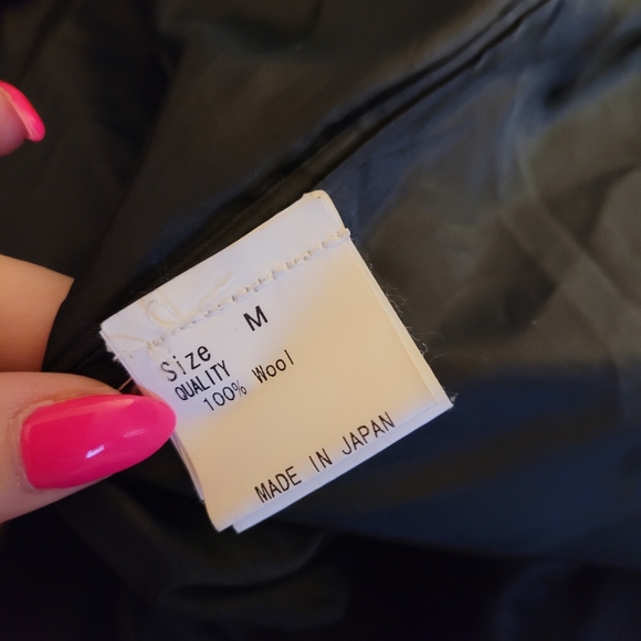 Black Peace Now Wool coat J Rock Visual Kei - Picture 4 of 4